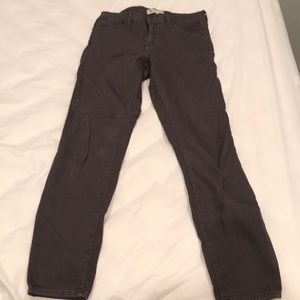 High rise grey jeans